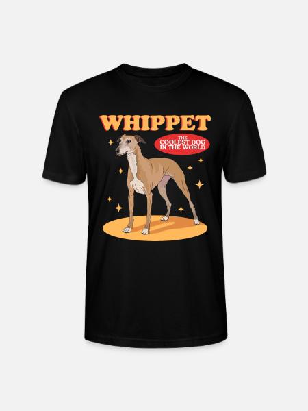 Whippet Petits Lévriers Anglais Cadeaux - T-shirt bio CRAFTER Stanley Stella Unisexe - noir