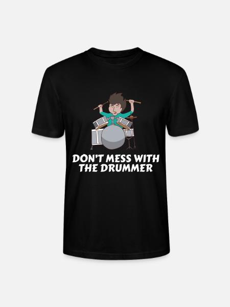 Drums Drummers Drummers - Stanley/Stella CRAFTER Unisex Organic T-Shirt - black