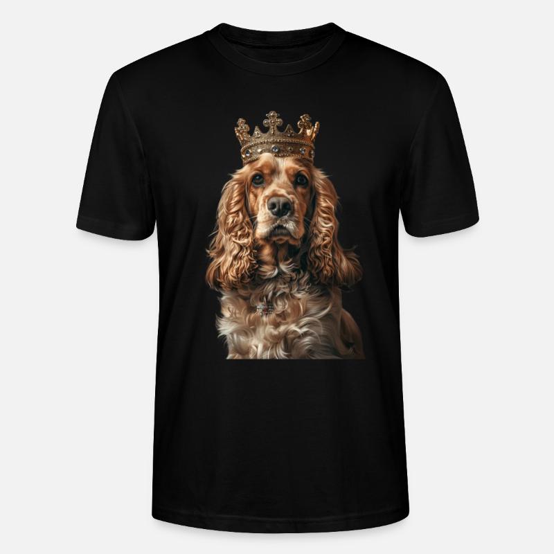 Cocker Spaniel - Stanley/Stella Unisex Bio-T-Shirt CRAFTER - Schwarz