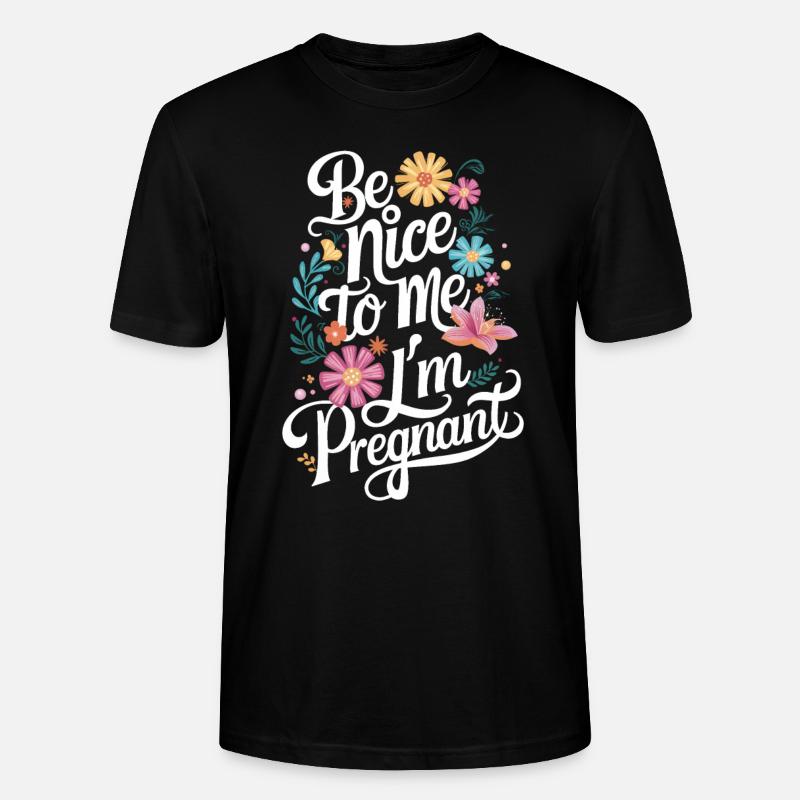 Grossesse Grossesse Accouchement - T-shirt bio CRAFTER Stanley Stella Unisexe - noir