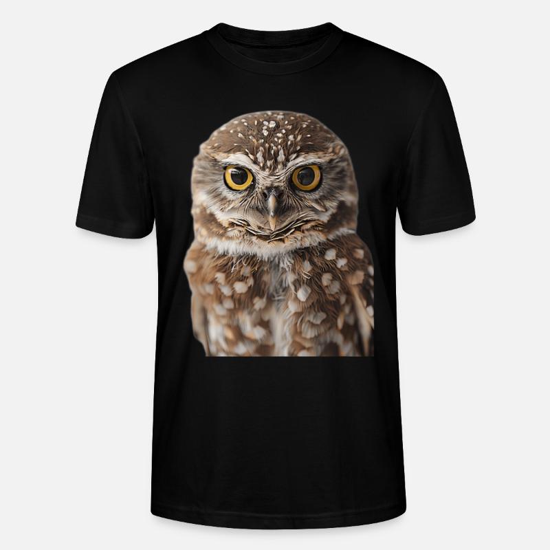 Eule - Stanley/Stella Unisex Bio-T-Shirt CRAFTER - Schwarz