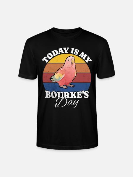 Bourkesittich Bourke's Parakeet - Stanley/Stella CRAFTER Unisex Organic T-Shirt - black