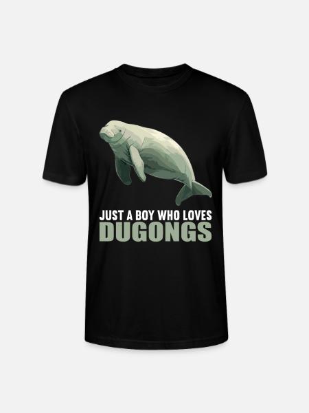 Manatee Dugongs Dugong - Stanley/Stella CRAFTER Unisex Organic T-Shirt - black