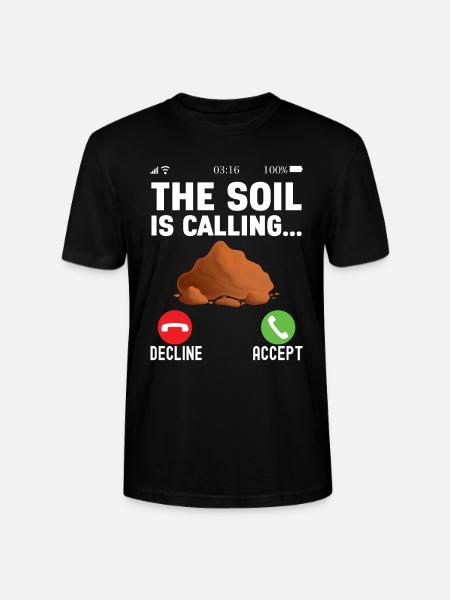 Bodenwissenschaftler Soil Science - Stanley/Stella CRAFTER Unisex Organic T-Shirt - black