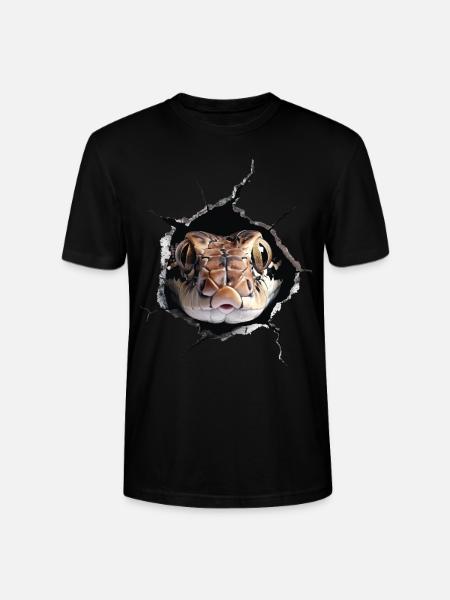 Schlange - Stanley/Stella Unisex Bio-T-Shirt CRAFTER - Schwarz
