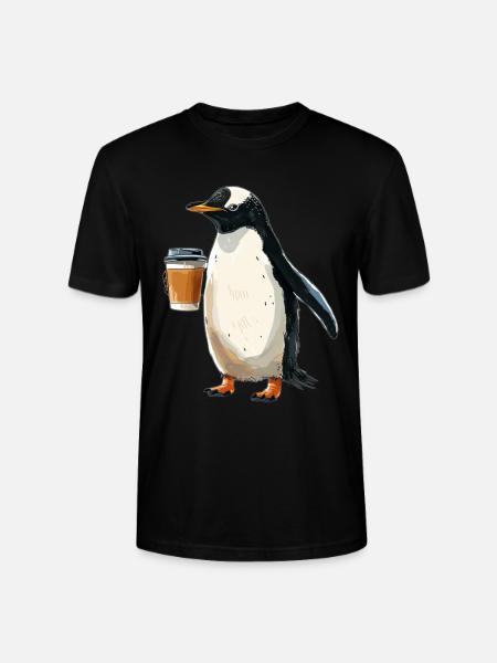 Penguin - Stanley/Stella CRAFTER Unisex Organic T-Shirt - black