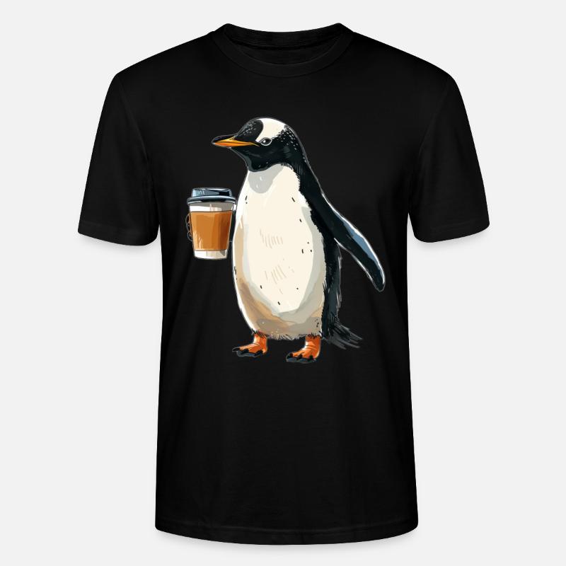 Pinguin - Stanley/Stella Unisex Bio-T-Shirt CRAFTER - Schwarz