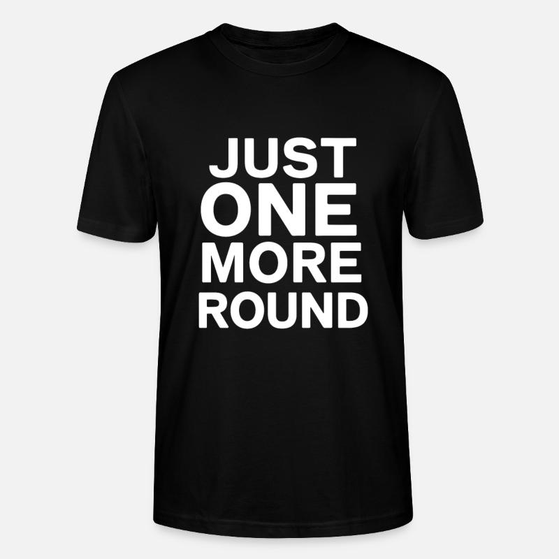 Nur noch eine Runde - Stanley/Stella Unisex Bio-T-Shirt CRAFTER - Schwarz