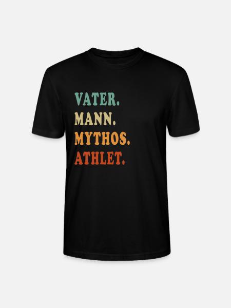 Athlet Vater Mythos - Stanley/Stella Unisex Bio-T-Shirt CRAFTER - Schwarz