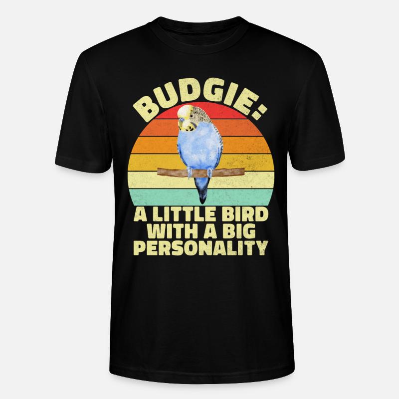Cadeau de perruche - T-shirt bio CRAFTER Stanley Stella Unisexe - noir
