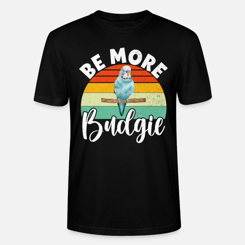 Budgie Gift - Stanley/Stella Unisex Bio-T-Shirt CRAFTER - Schwarz
