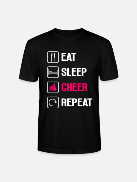Cheerleading Cheerleader Base Flyer - Stanley/Stella CRAFTER Unisex Organic T-Shirt - black