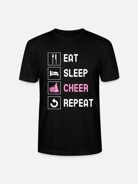 Cheerleading Cheerleader Base Flyer - Stanley/Stella CRAFTER Unisex Organic T-Shirt - black