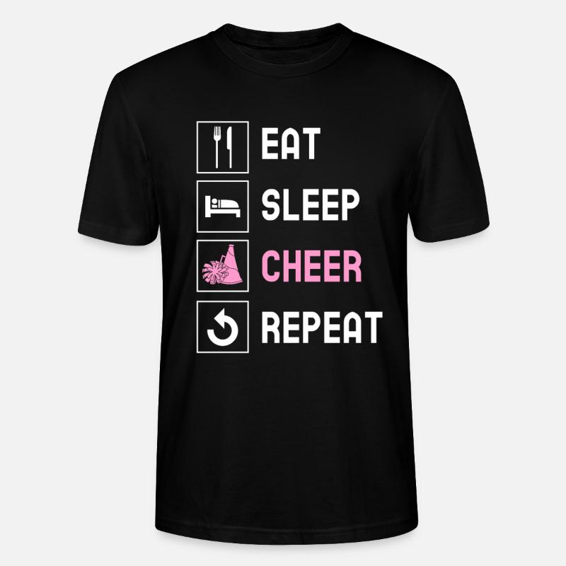 Cheerleading Cheerleader Base Flyer - Stanley/Stella Unisex Bio-T-Shirt CRAFTER - Schwarz