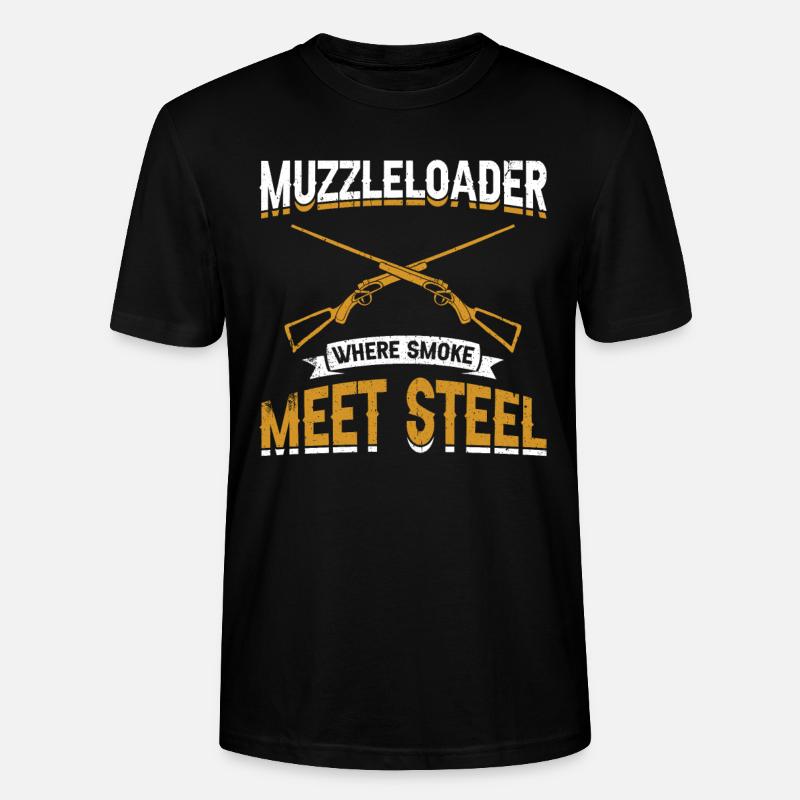 Vorderlader Muzzleloader Muzzle Loading - Stanley/Stella CRAFTER Unisex Organic T-Shirt - black