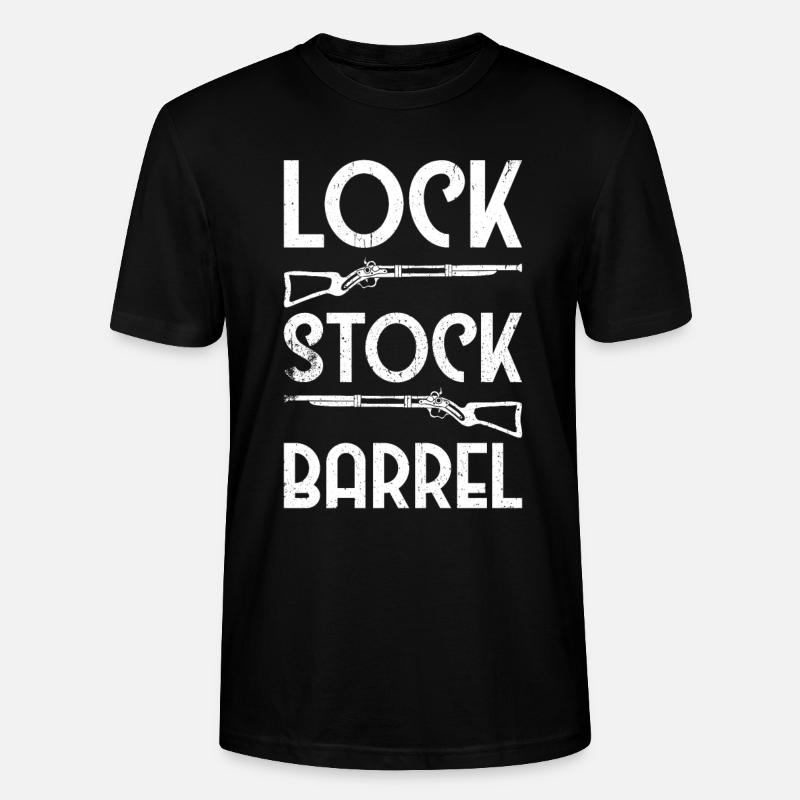 Vorderlader Muzzleloader Muzzle Loading - Stanley/Stella Unisex Bio-T-Shirt CRAFTER - Schwarz