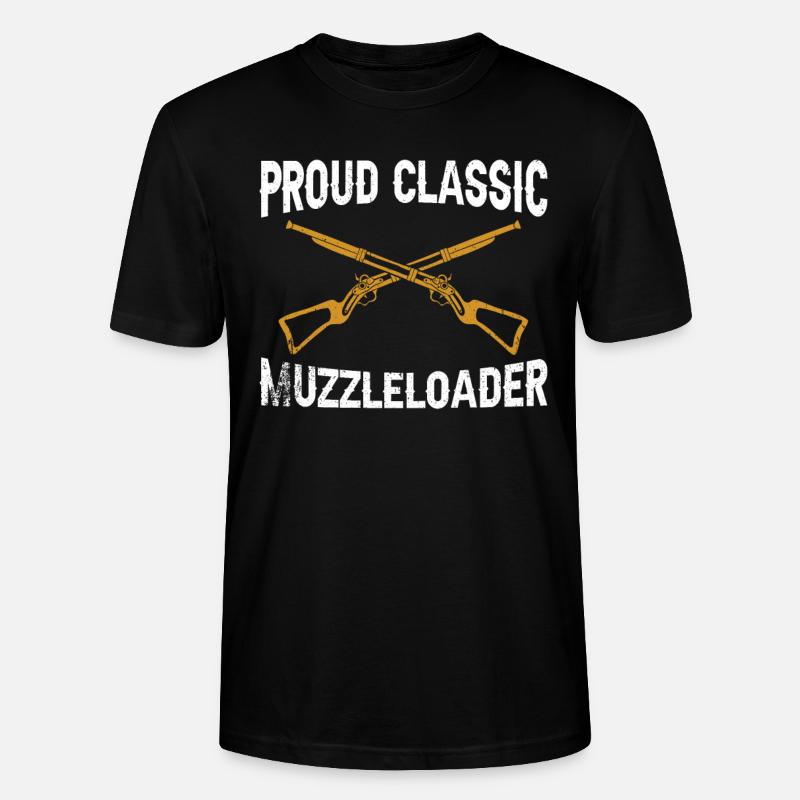 Vorderlader Muzzleloader Muzzle Loading - Stanley/Stella Unisex Bio-T-Shirt CRAFTER - Schwarz