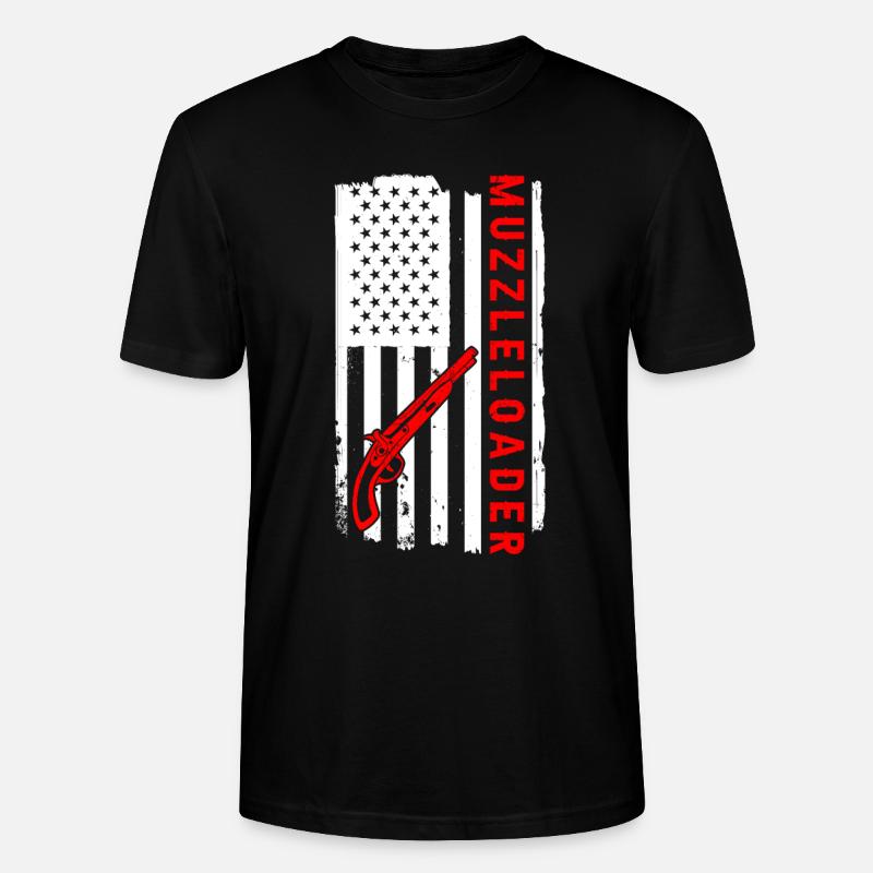 Vorderlader Muzzleloader Muzzle Loading - Stanley/Stella CRAFTER Unisex Organic T-Shirt - black