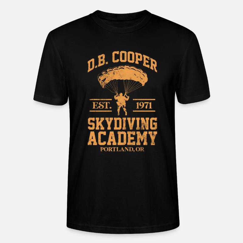 Skydive - Stanley/Stella Unisex Bio-T-Shirt CRAFTER - Schwarz