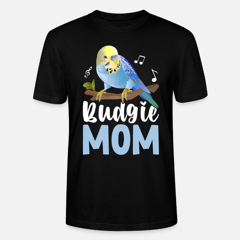 Perruche-Maman Perruche-Perroquet Wellensit - T-shirt bio CRAFTER Stanley Stella Unisexe - noir