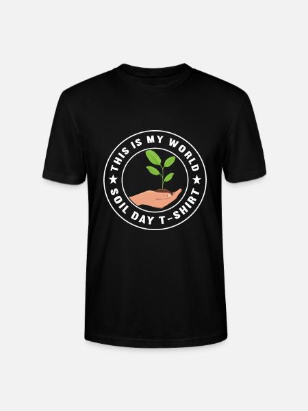 Bodenwissenschaftler Soil Science - Stanley/Stella CRAFTER Unisex Organic T-Shirt - black