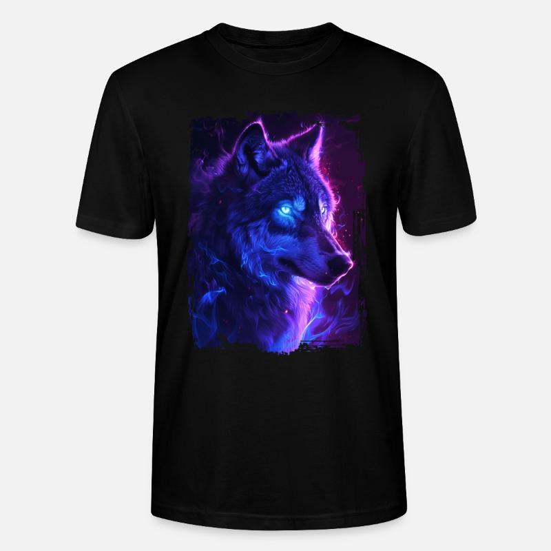 Wolf - Stanley/Stella Unisex Bio-T-Shirt CRAFTER - Schwarz