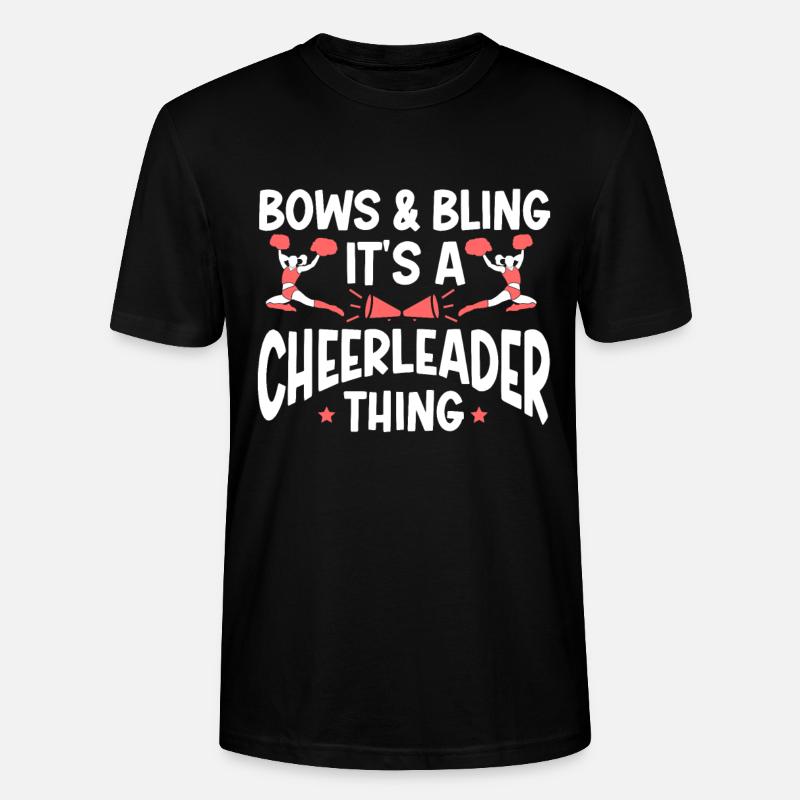 Cheerleading Cheerleader Base Flyer - T-shirt bio CRAFTER Stanley Stella Unisexe - noir