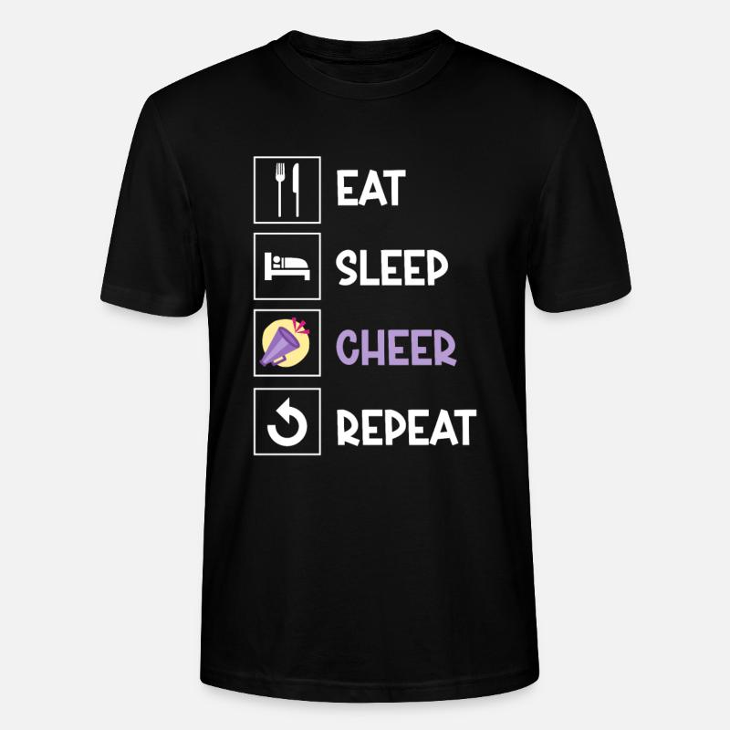 Cheerleading Cheerleader Base Flyer - Stanley/Stella Unisex Bio-T-Shirt CRAFTER - Schwarz