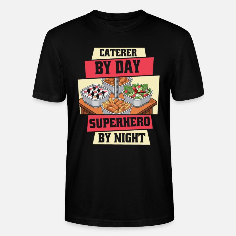 Caterer - Stanley/Stella Unisex Bio-T-Shirt CRAFTER - Schwarz