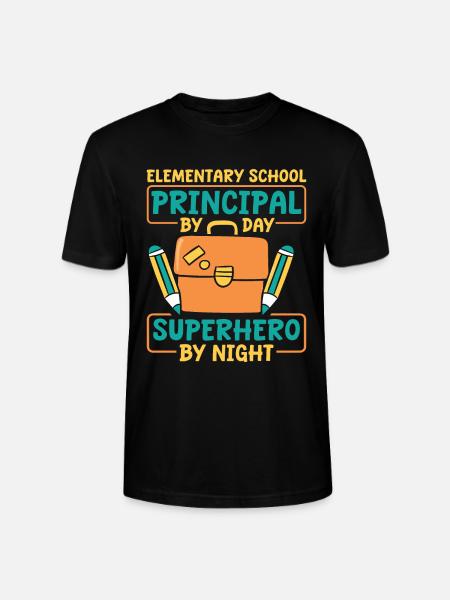 Primary school principal - Stanley/Stella CRAFTER Unisex Organic T-Shirt - black