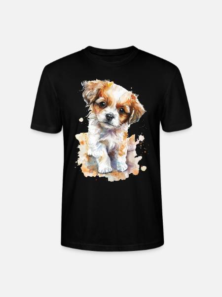 Chien - T-shirt bio CRAFTER Stanley Stella Unisexe - noir