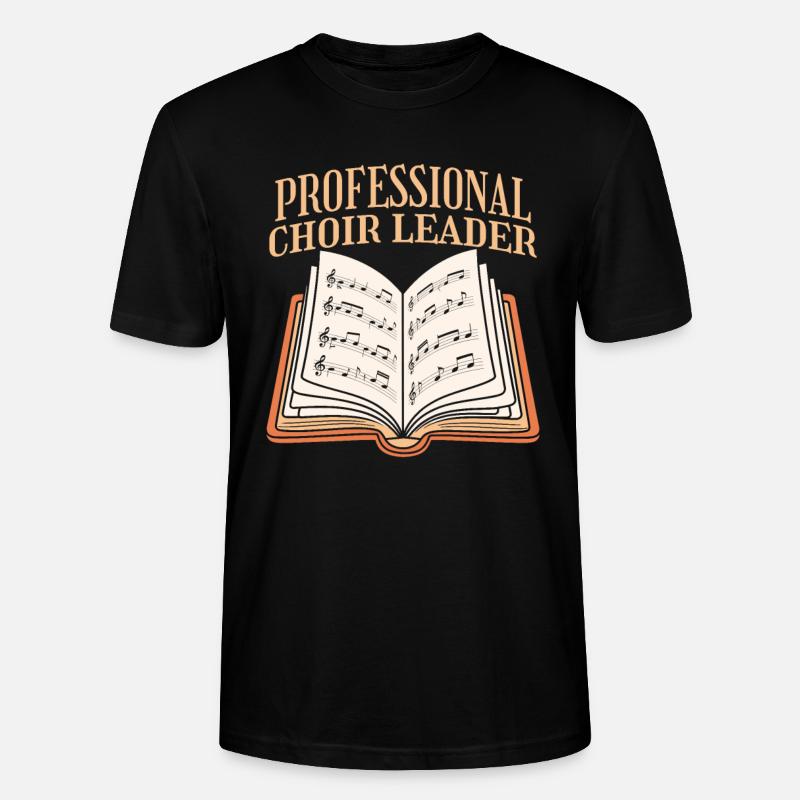 Professeur de chorale - T-shirt bio CRAFTER Stanley Stella Unisexe - noir