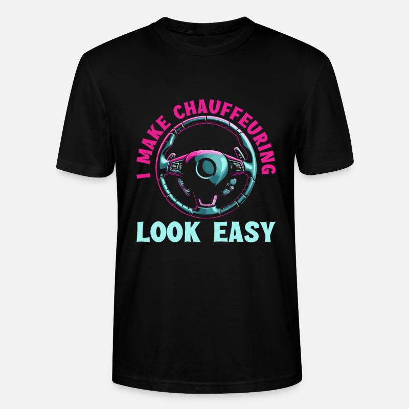 Chauffeur - Stanley/Stella Unisex Bio-T-Shirt CRAFTER - Schwarz