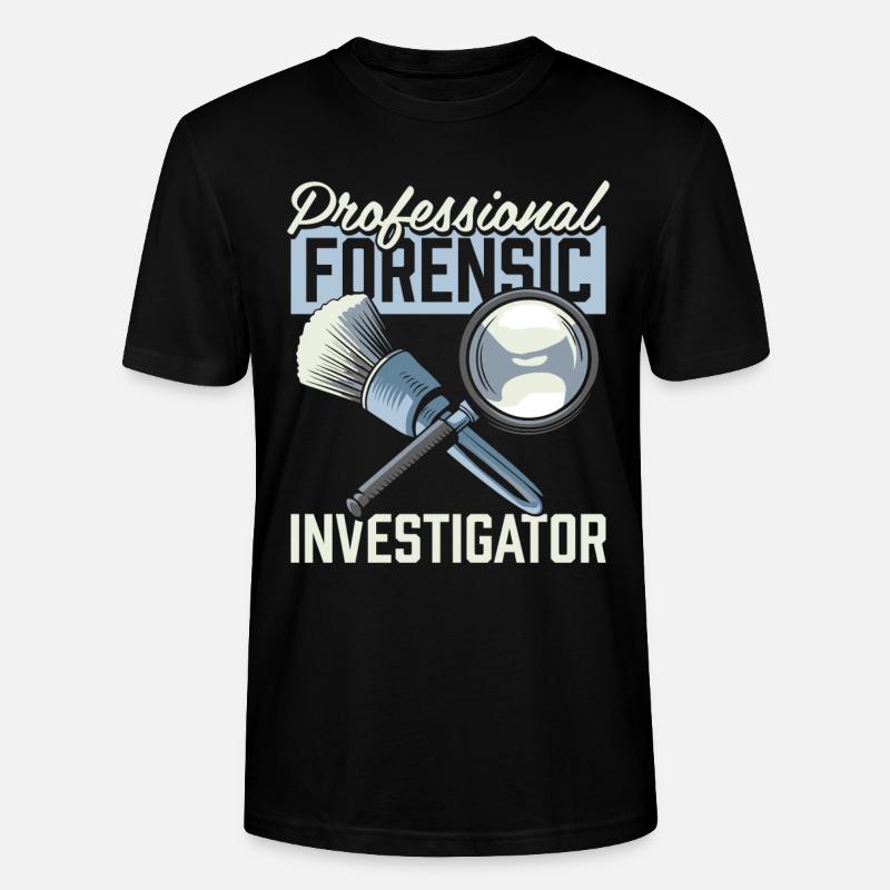 Forensischer Techniker - Stanley/Stella Unisex Bio-T-Shirt CRAFTER - Schwarz