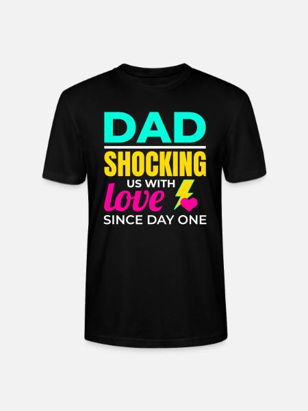 Electrician Electrical Technician Valentines Day - Stanley/Stella CRAFTER Unisex Organic T-Shirt - black
