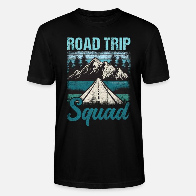 Escouade de road trip - T-shirt bio CRAFTER Stanley Stella Unisexe - noir