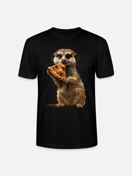Erdmännchen - Stanley/Stella Unisex Bio-T-Shirt CRAFTER - Schwarz