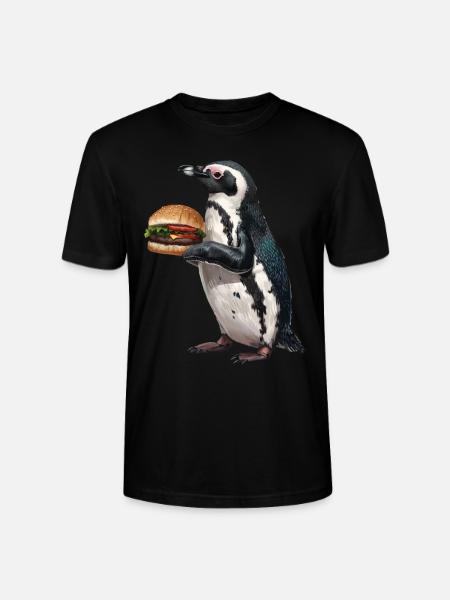 Penguin - Stanley/Stella CRAFTER Unisex Organic T-Shirt - black