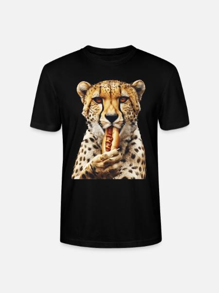 Guépard - T-shirt bio CRAFTER Stanley Stella Unisexe - noir