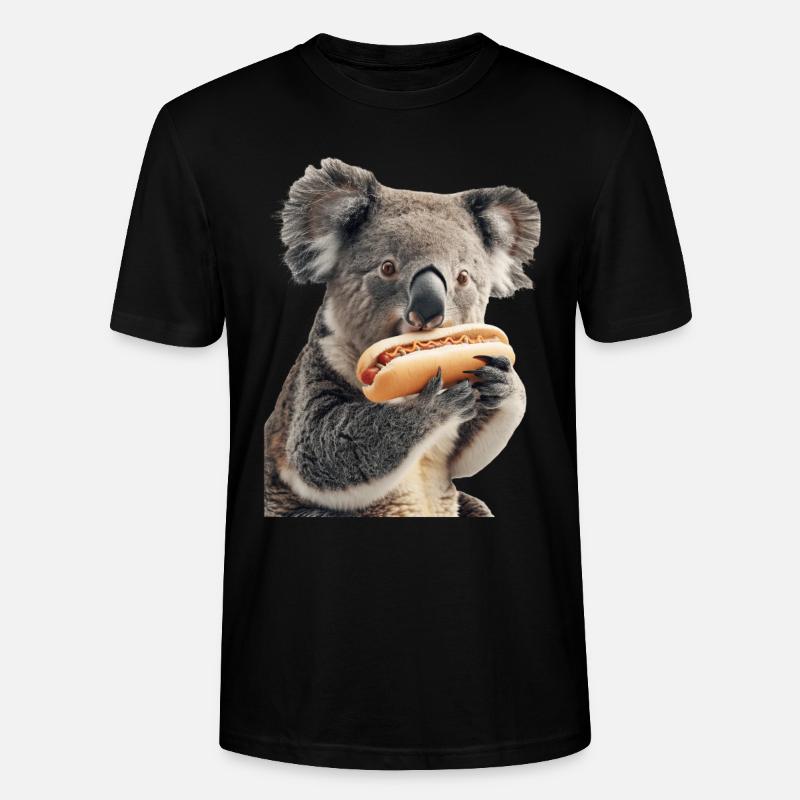 Koala - Stanley/Stella Unisex Bio-T-Shirt CRAFTER - Schwarz