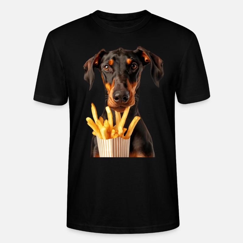 Dobermann - Stanley/Stella Unisex Bio-T-Shirt CRAFTER - Schwarz