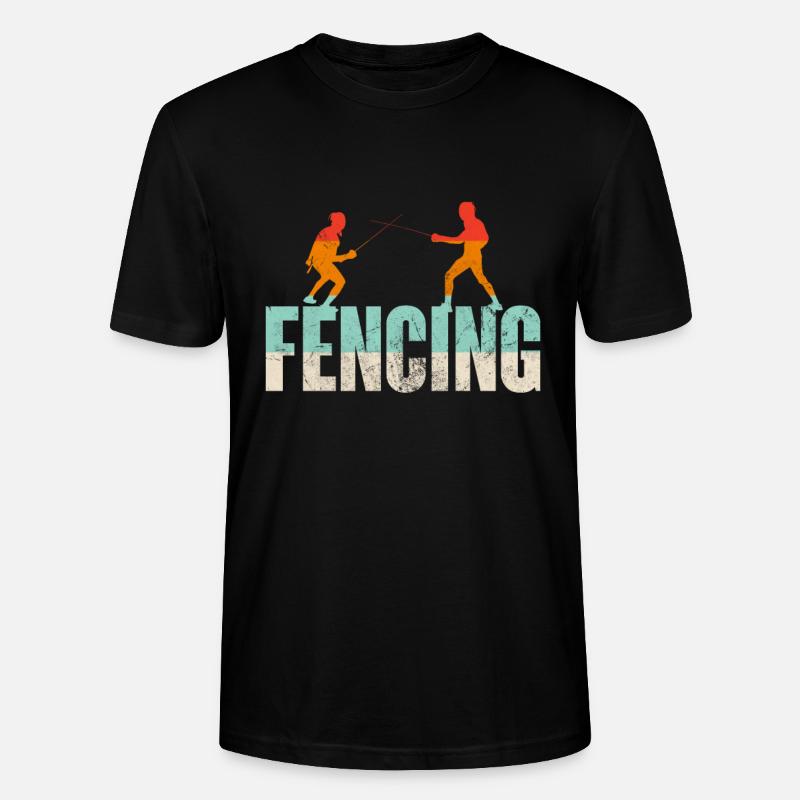 Fechten - Stanley/Stella Unisex Bio-T-Shirt CRAFTER - Schwarz