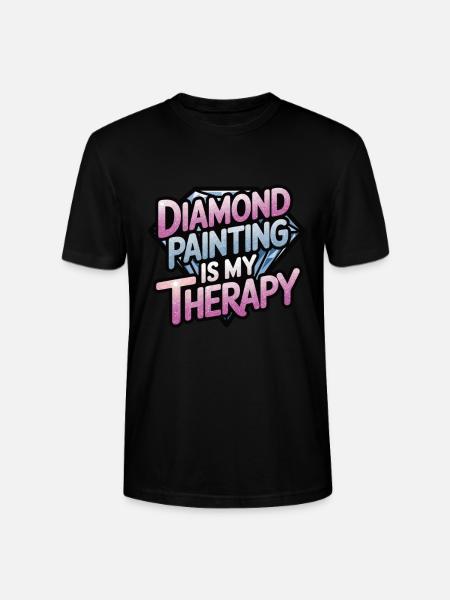 Diamond Painting Diamond Painter - Stanley/Stella CRAFTER Unisex Organic T-Shirt - black
