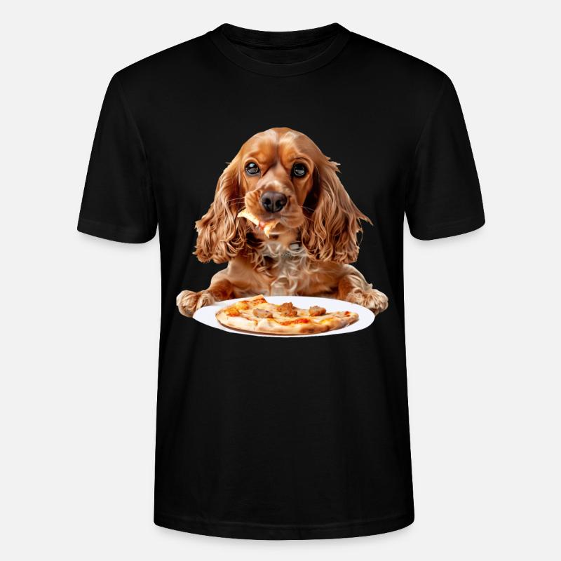 Cocker Spaniel - Stanley/Stella Unisex Bio-T-Shirt CRAFTER - Schwarz