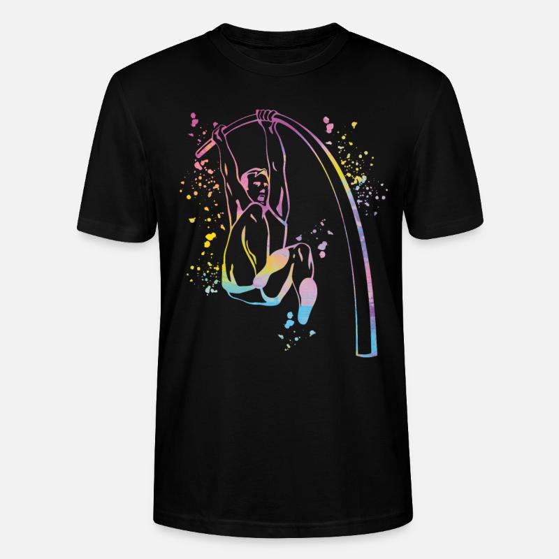 Perchiste Enfant Saut à la perche - T-shirt bio CRAFTER Stanley Stella Unisexe - noir