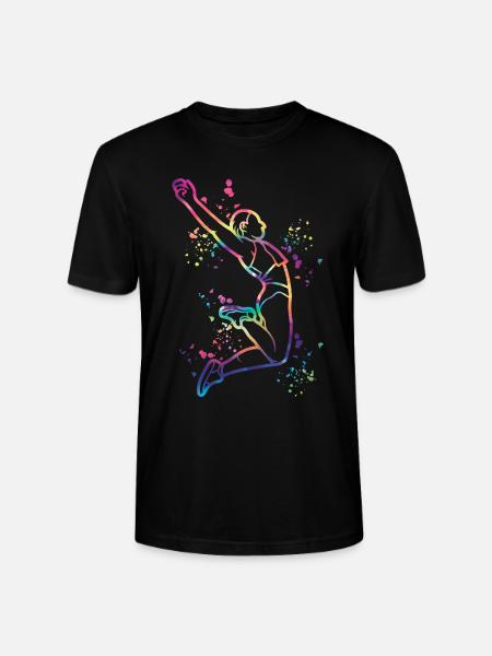 Weitspringer Weitspringen Kinder Weitsprung - Stanley/Stella Unisex Bio-T-Shirt CRAFTER - Schwarz