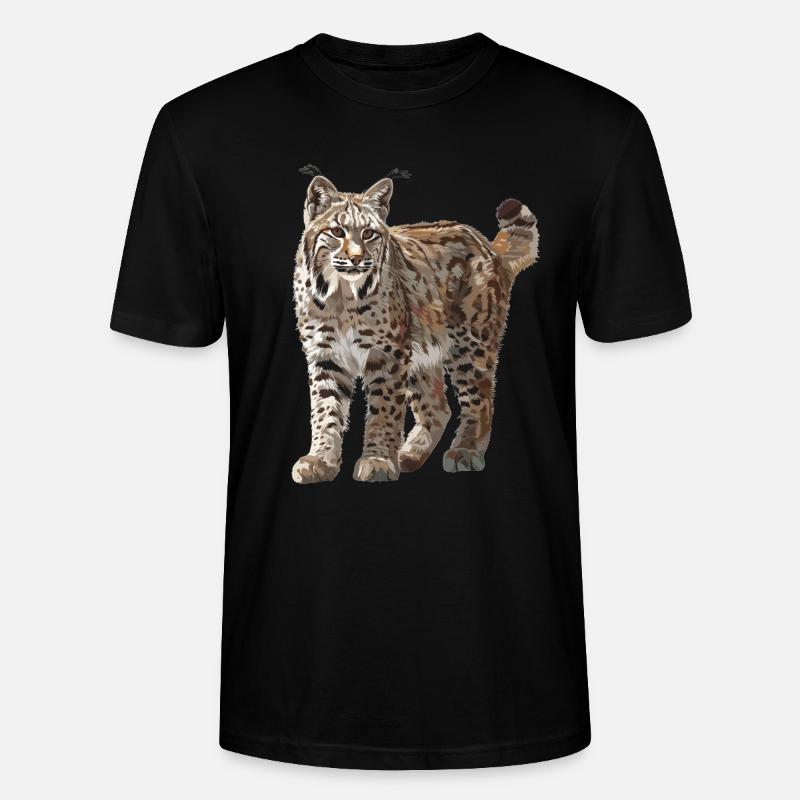 Bobcats Rotluchse Rotluchs Luchs - Stanley/Stella Unisex Bio-T-Shirt CRAFTER - Schwarz