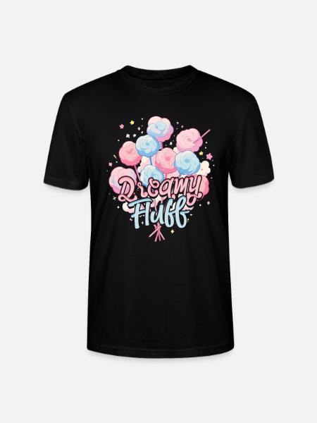 Zuckerwatte Dreamy Fluff - Stanley/Stella Unisex Bio-T-Shirt CRAFTER - Schwarz