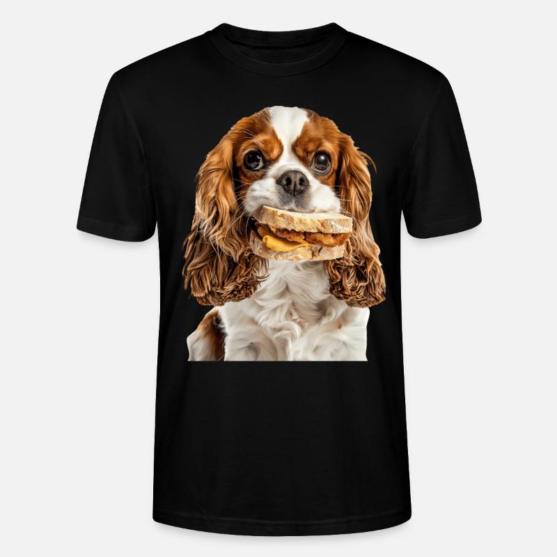 Cavalier King Spaniel - T-shirt bio CRAFTER Stanley Stella Unisexe - noir