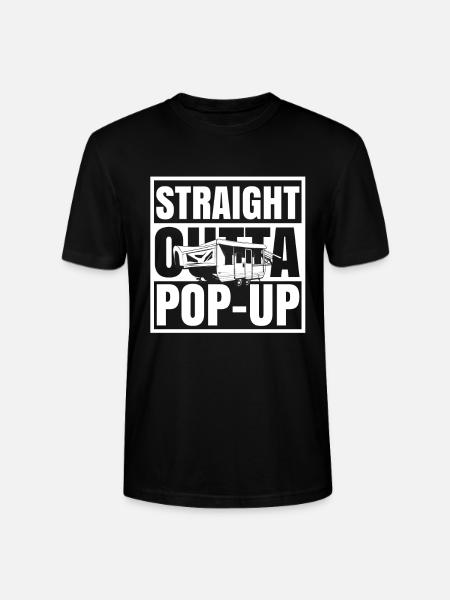 Pop Up Camper Faltcaravan - Stanley/Stella Unisex Bio-T-Shirt CRAFTER - Schwarz